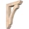 Ekena Millwork Legacy Slat Smooth Bracket w/ Offset Brace, Douglas Fir, 7 1/2"W x 32"D x 44"H BKT0806X32X44LEC06SDF - alternate 1